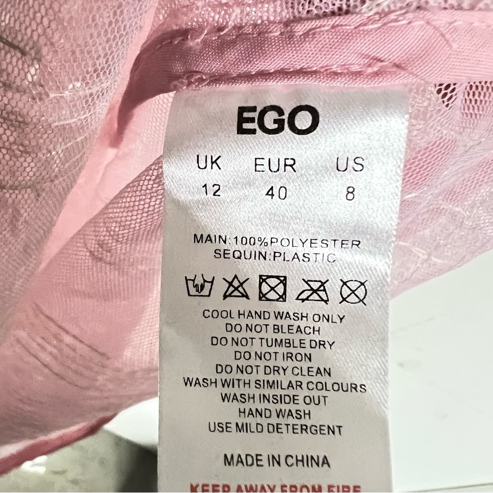 EGO Pink Sequin Mini Dress - Picture 6 of 8